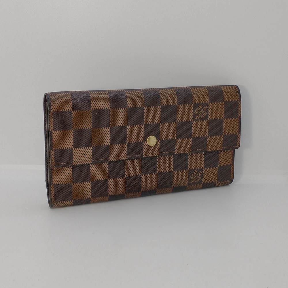 Louis Vuitton Damier Ebene Sarah Wallet